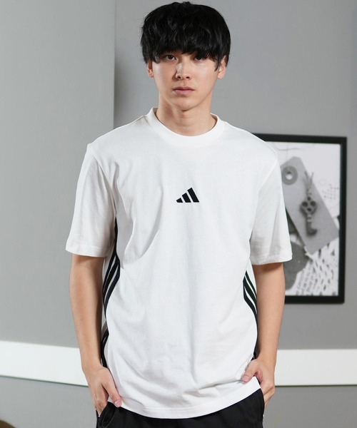 adidas（アディダス） tシャツ 半袖Tee/半袖Tシャツ スリーストライプ