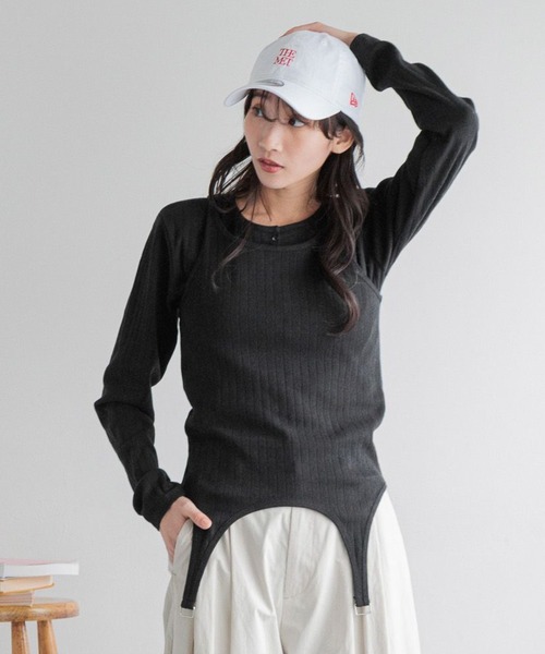 LOWRYS FARM（ローリーズファーム） tシャツ フラワーガーター2P
