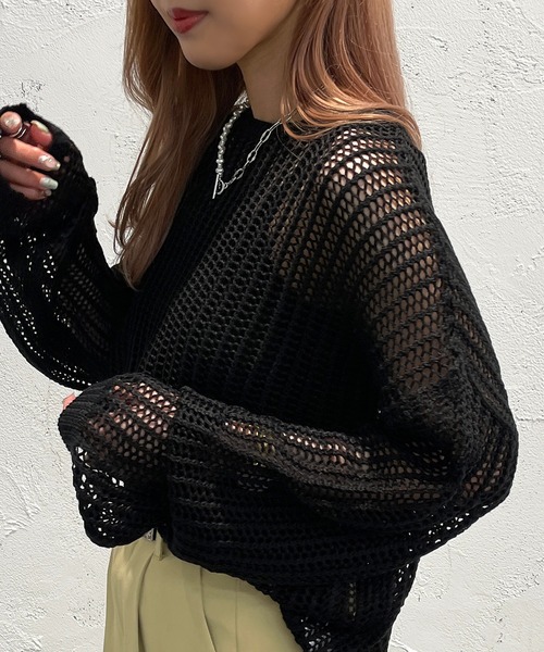 archivo 長袖ニット　ブラック STEVEN ALAN（スティーブンアラン） 長袖ニット S ブラック メンズ