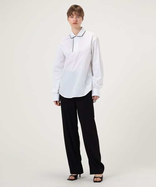ブラウス シャツ 「別注」BOURRIENNE MARINE コットンシャツ レディース BOURRIENNE ParisX ブラウス シャツ 「別注」BOURRIENNE MARINE