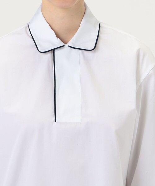 ブラウス シャツ 「別注」BOURRIENNE MARINE コットンシャツ レディース BOURRIENNE ParisX ブラウス シャツ 「別注」BOURRIENNE MARINE