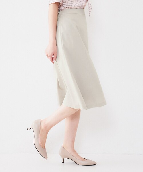 UNTITLED（アンタイトル） スカート 「通勤スーツ」コットン混ジャージ