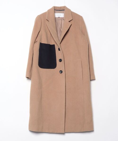 LE CIEL BLEU（ルシェルブルー） チェスターコート 36 ブラウン