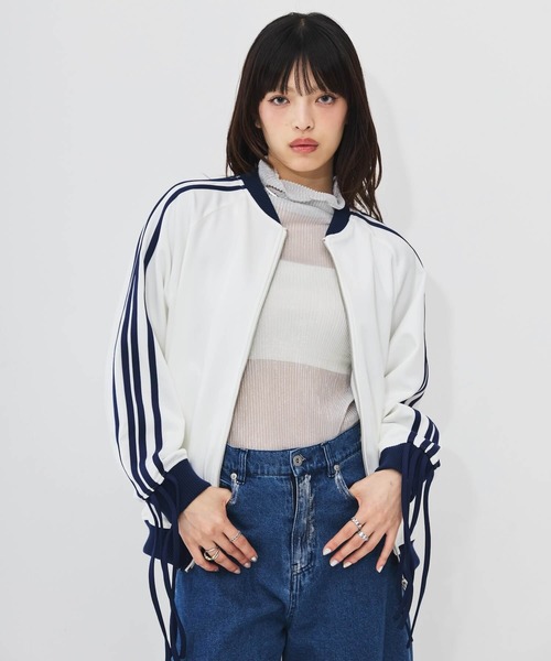 DIP IN CHOCOLATE ジャージ 袖リボン トラックジャケット「DIP IN