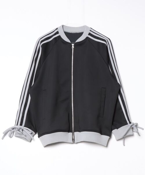 DIP IN CHOCOLATE ジャージ 袖リボン トラックジャケット「DIP IN