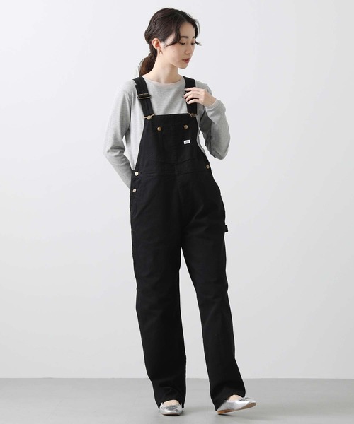 【美品】LEE オーバーオール 黒 XL 未使用級 大きめ オーバーサイズ Lee（リー） ワンピース Leeオーバーオール(ブラック) : ZOZOTOWN