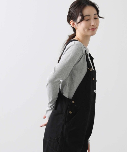 Lee（リー） ワンピース Leeオーバーオール(ブラック) : ZOZOTOWN