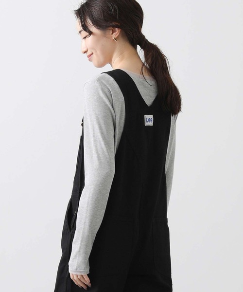 Lee オーバーオール　ブラック Lee（リー） ワンピース Leeオーバーオール(ブラック) : ZOZOTOWN