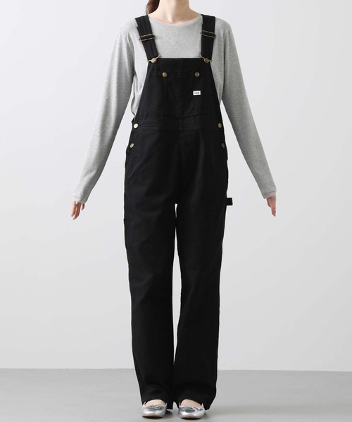 Lee（リー） ワンピース Leeオーバーオール(ブラック) : ZOZOTOWN