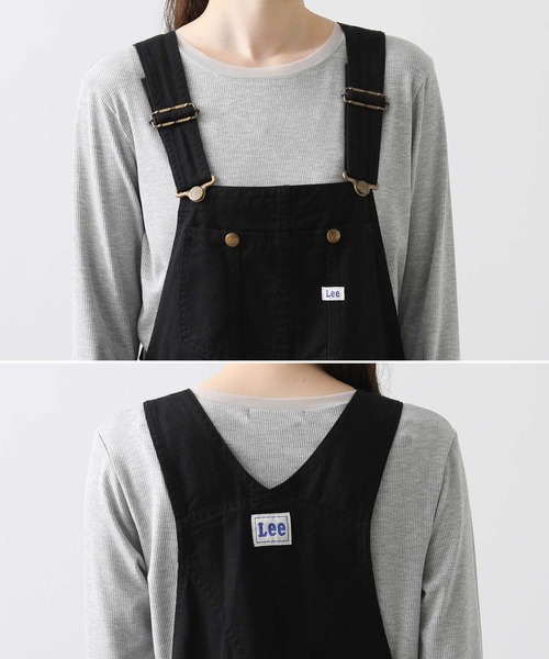 Lee（リー） ワンピース Leeオーバーオール(ブラック) : ZOZOTOWN