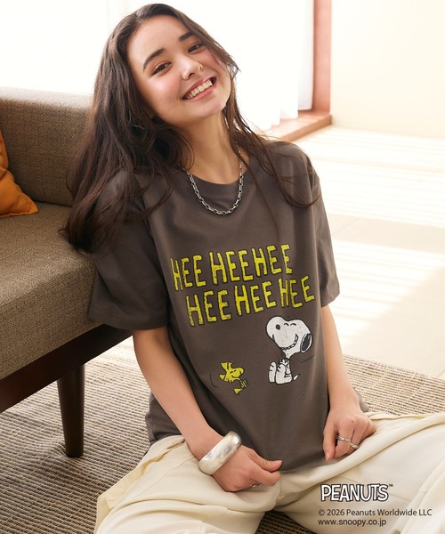 PEANUTS tシャツ 半袖 「PEANUTS/ピーナッツ」スヌーピー/SNOOPY