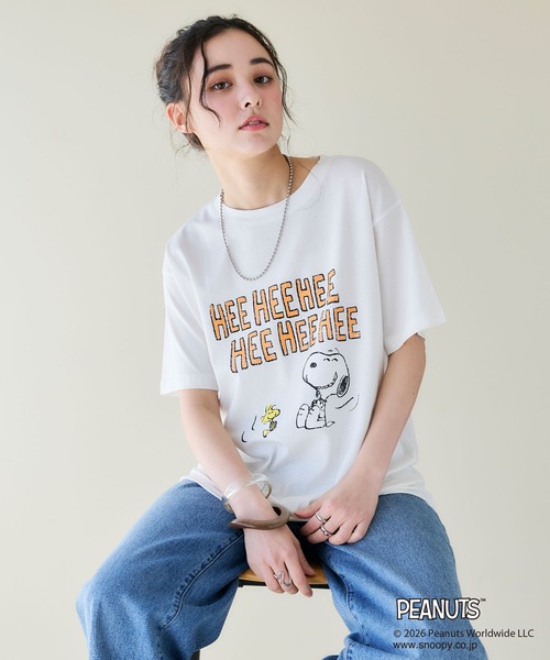 PEANUTS tシャツ 半袖 「PEANUTS/ピーナッツ」スヌーピー/SNOOPY