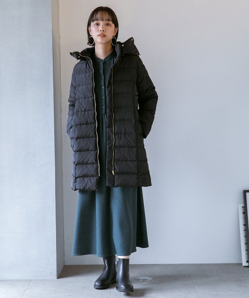 NANO universe（ナノ・ユニバース） ダウンコート FREE ネイビー