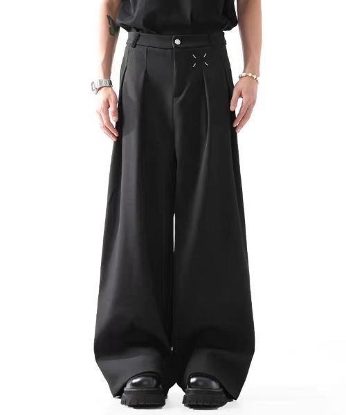 パンツ ワイドレッグパンツ ドレープ カジュアル ハイウエスト SEN TOKYO パンツ ドレープワイドレッグパンツ レディース