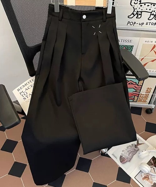 MARTHENAUT*日本未入荷 ドレープ/フレア ワイドレッグ パンツ SEN TOKYO パンツ ドレープワイドレッグパンツ レディース