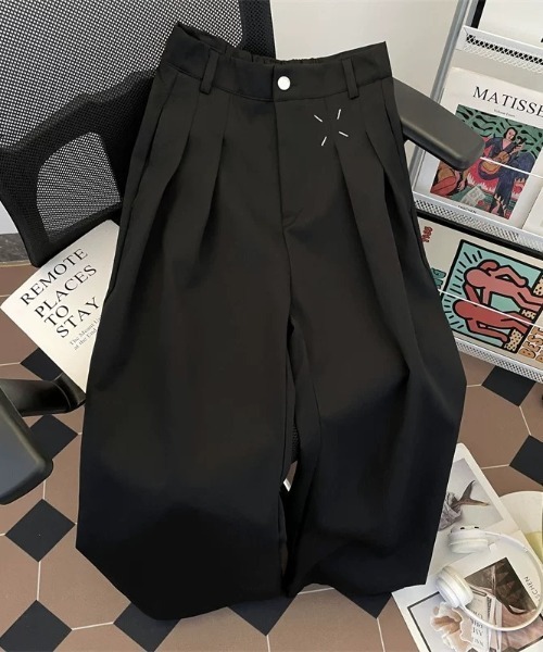 SEN TOKYO パンツ ドレープワイドレッグパンツ レディース