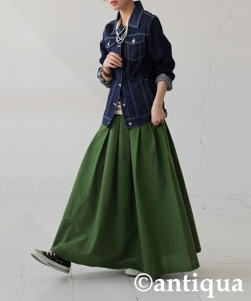 antiqua スカート リネンフレアスカート : ZOZOTOWN Yahoo!店