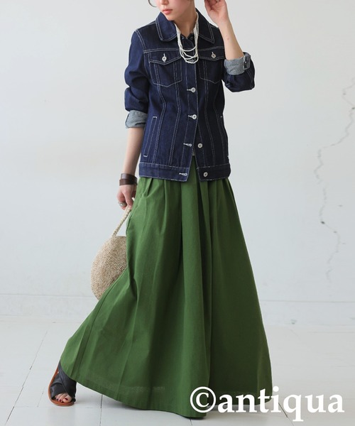 antiqua スカート リネンフレアスカート : ZOZOTOWN Yahoo!店