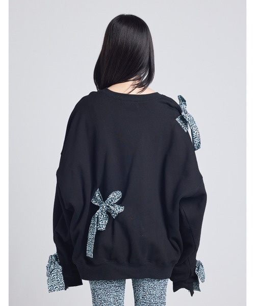 Little sunny bite トレーナー スウェット leopard sweat top