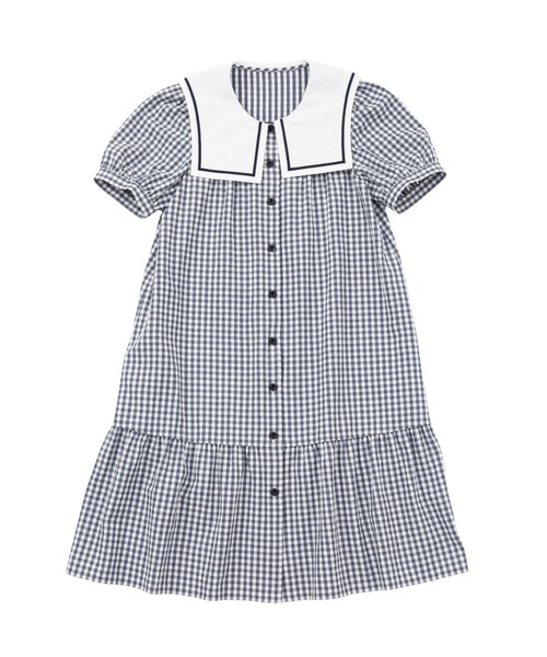 ワンピース 「キッズ/ジュニア」ビックカラーギンガムチェックワンピース キッズ 子供服 女の子 | CHOPIN | 14