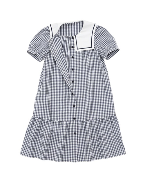 ワンピース 「キッズ/ジュニア」ビックカラーギンガムチェックワンピース キッズ 子供服 女の子 | CHOPIN | 16
