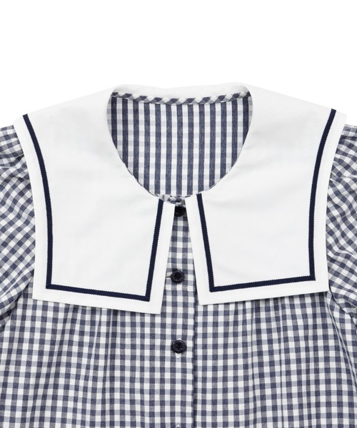 ワンピース 「キッズ/ジュニア」ビックカラーギンガムチェックワンピース キッズ 子供服 女の子 | CHOPIN | 17