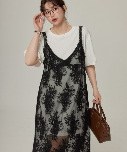 gossip!ロサンゼルス ワンピース Y2Kヴィンテージ風 Vネック