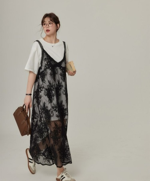 gossip!ロサンゼルス ワンピース Y2Kヴィンテージ風 Vネック