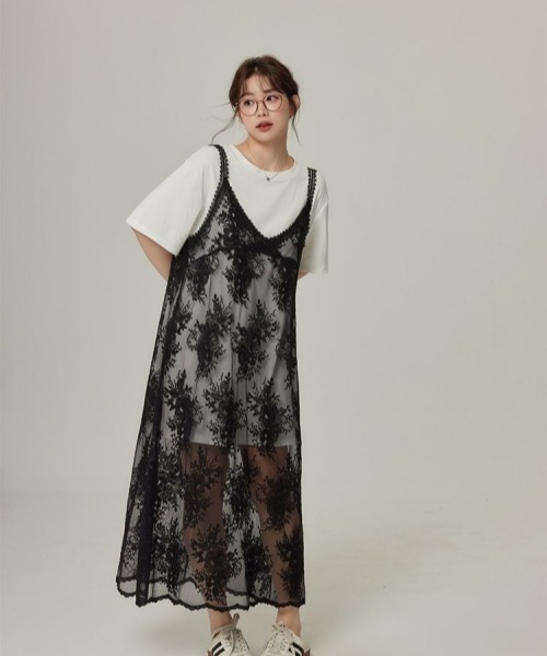 gossip!ロサンゼルス ワンピース Y2Kヴィンテージ風 Vネック