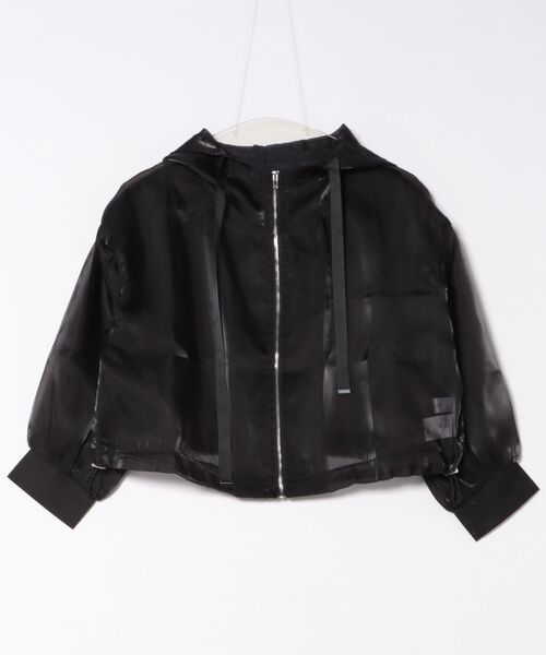 パーカー sheer hoodie(シアーフーディ) レディース And Couture パーカー シアーZIPフーディー レディース