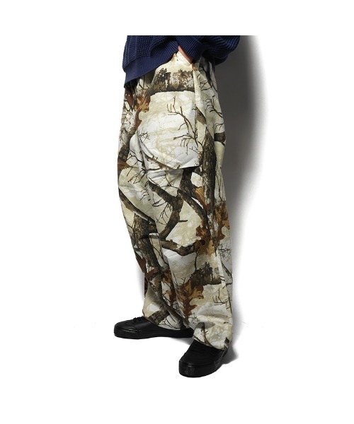 Cheers（チアーズ） ワイドパンツ パンツ WT CAMO PANTS メンズ