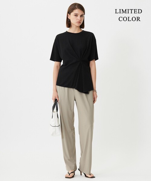 ICB（アイシービー） パンツ マットスキューバ セミワイドパンツ