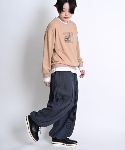 marai（マーライ） パンツ サルエルパンツ アラジンパンツ バルーン