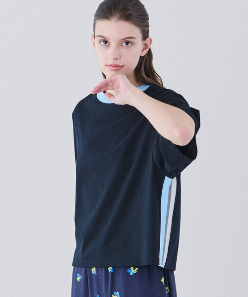 tシャツ COOHEM |「別注」サイドラインTシャツ WOMEN レディース Coohem tシャツ COOHEM |「別注」サイドラインTシャツ WOMEN