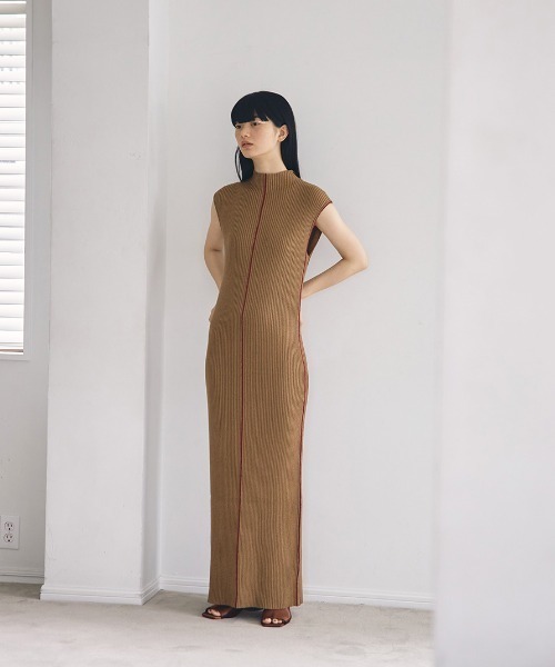 ワンピース TODAYFUL JerseyBalloonDress 38 TODAYFUL 「TODAYFUL」 ニットワンピース 38inch ベージュ レディース