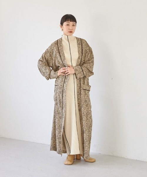 ワンピース TODAYFUL JerseyBalloonDress 38 TODAYFUL（トゥデイフル）の「ジョーゼットパターンドレス（ワンピース