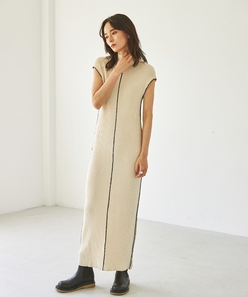 TODAYFUL 「TODAYFUL」 ニットワンピース 38inch ベージュ レディース