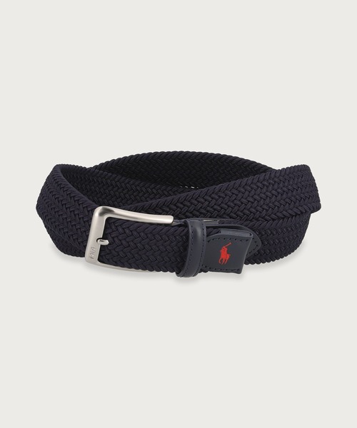 POLO RALPH LAUREN ベルト ゴムメッシュ 32mm カジュアルベルト