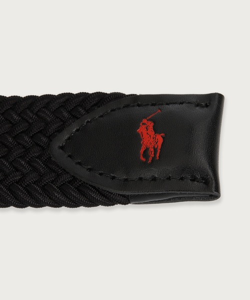 POLO RALPH LAUREN ベルト ゴムメッシュ 32mm カジュアルベルト