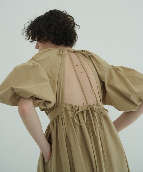CLANE（クラネ） ワンピース BACK SCHOEN GATHER ONEPIECE : ZOZOTOWN