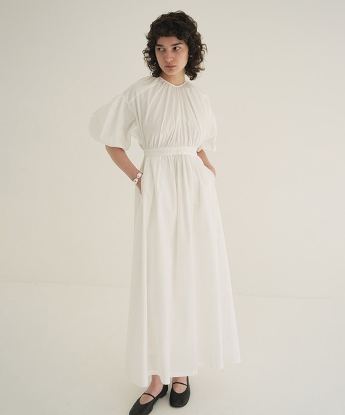 CLANE（クラネ） ワンピース BACK SCHOEN GATHER ONEPIECE : ZOZOTOWN