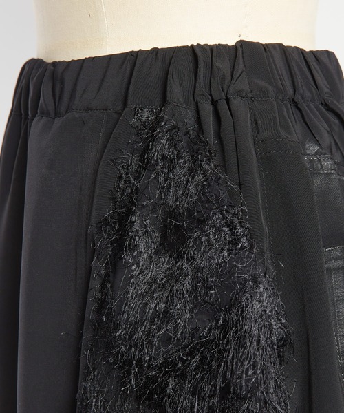 gomme（ゴム） スカート ブラックライン スリットスカート : ZOZOTOWN