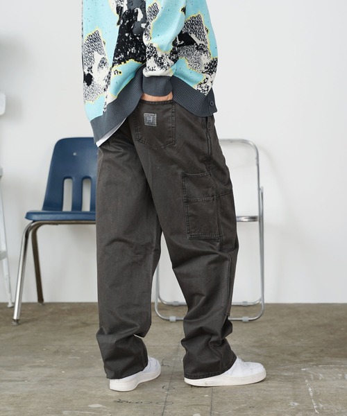 HUF チノパン ネイビー　30インチ HUF チノパン HUF/ハフ BELDEN DOUBLE KNEE PANT ダブルニー