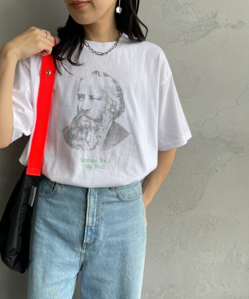 tシャツ 「SCREEN STARS/スクリーンスターズ」 COMPOSERS グラフィックプリントTシャツ レディース