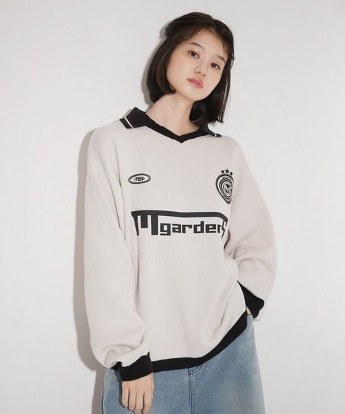 MSG」 Vネックニット M チャコール メンズ : ZOZOTOWN Yahoo!店 - 通販