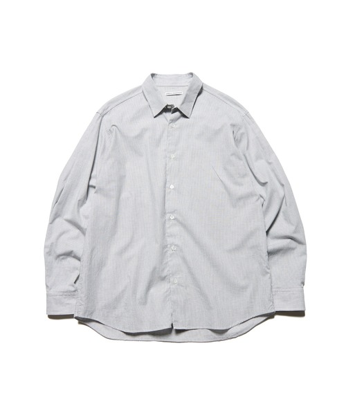 uniform experiment シャツ CUT-OUT LOGO STRIPE SHIRT メンズ