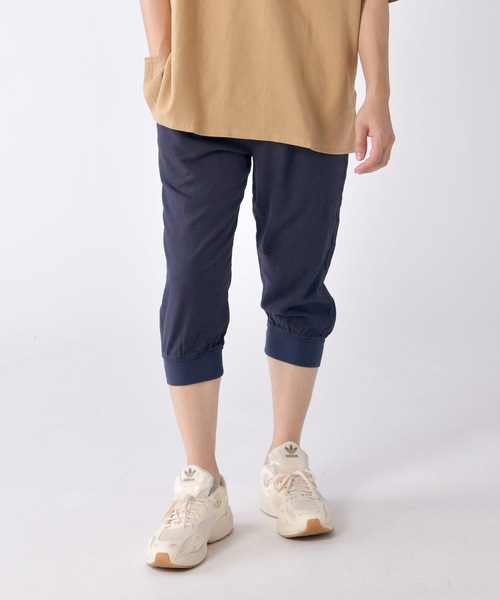 ひ*ー様 オールドエルメス　リネンパンツ　クロップドパンツ　イタリア製 オールドエルメス リネンパンツ クロップドパンツ イタリア製