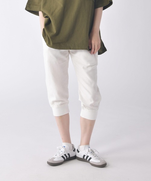 Relation パンツ リネンクロップドパンツ メンズ レディース