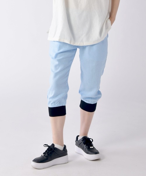 エトロ　ボトムスクロップドパンツMサイズ ETRO クロップドパンツ | グリーン | FARFETCH JP