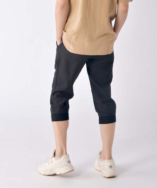 Relation パンツ リネンクロップドパンツ メンズ レディース